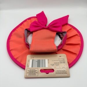 Pink and Orange Pet Sun Hat